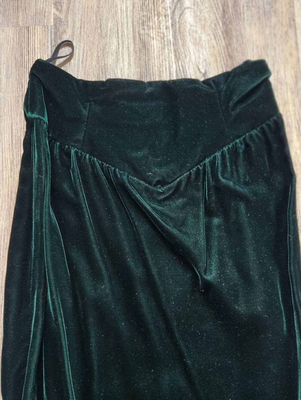 Vintage Jessica Mcclintock Lace Blouse Velvet Maxi Skirt Set Womens 11-12 1980s - Picture 10 of 16